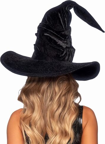 Leg Avenue Women's Large Ruched Witch Hat,Emerald in Saudi Arabia