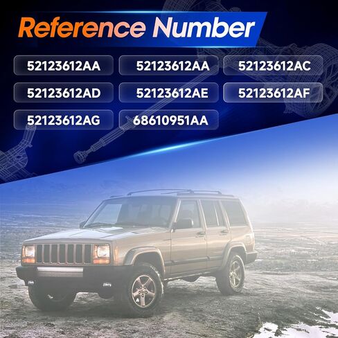 Rear Drive Shaft Assembly Fit for Jeep Cherokee 2014-2023 4WD/AWD Complete Prop Shaft Driveshaft Replaces 52123612AF, 52123612AB in Saudi Arabia