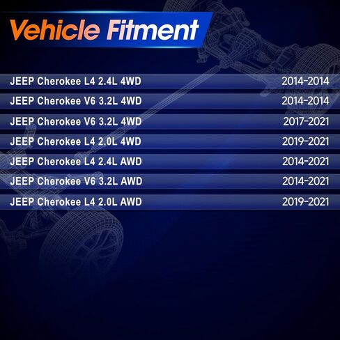 Rear Drive Shaft Assembly Fit for Jeep Cherokee 2014-2023 4WD/AWD Complete Prop Shaft Driveshaft Replaces 52123612AF, 52123612AB in Saudi Arabia