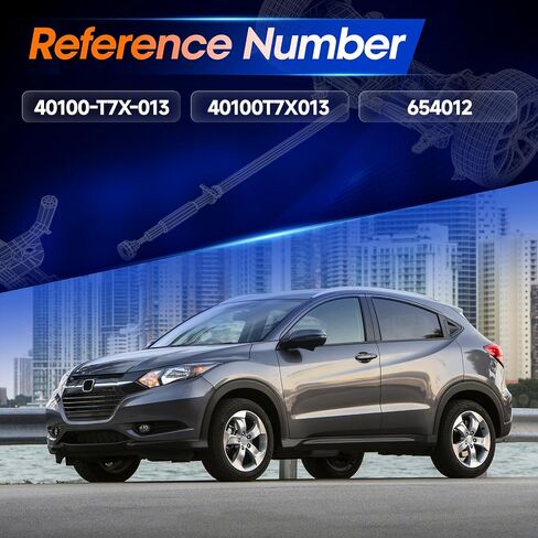 654012 مجموعة عمود محرك خلفي [AWD] تناسب Honda HR-V HRV 2016 2017 2018 L4 1.8L ، عمود عمود عمود الدعامة الكامل يحل محل 40100-T7X-013 ، 40100T7X013 in Saudi Arabia