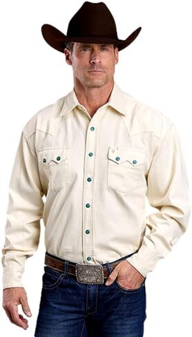 KARMAN INC Women's Turquoise Western Denim Shirt in Saudi Arabia