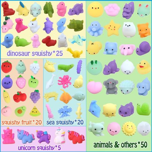 40PCS Halloween Mochi Squishy Toys Squishies Halloween Toys for Kids Girls Boys Adults Party Favors Trick or Treat Bags Gift in Saudi Arabia