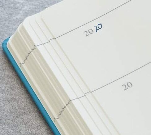 LEUCHTTURM1917 - Some Lines A Day - 5 Year Memory Notebook - Hardcover Journal 366 Pages for 5 Years of Entries (Port Red) in Saudi Arabia