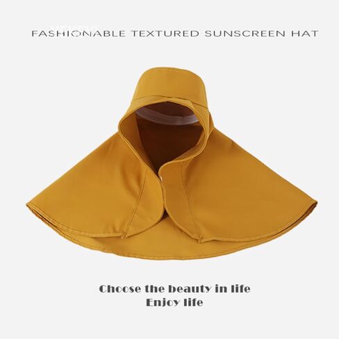 قبعات شمس للنساء حماية من أشعة الشمس شال على نطاق واسع مع رفرف الرقبة المشي لمسافات طويلة قبعة في الهواء الطلق حماية الصيف قبعة الشاطئ in Kuwait
