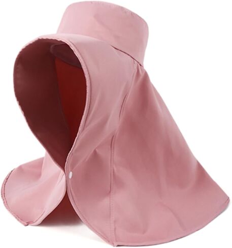 قبعات شمس للنساء حماية من أشعة الشمس شال على نطاق واسع مع رفرف الرقبة المشي لمسافات طويلة قبعة في الهواء الطلق حماية الصيف قبعة الشاطئ in Kuwait