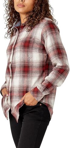 Dickies Women's Plaid Flannel Long Sleeve Shirt in Saudi Arabia