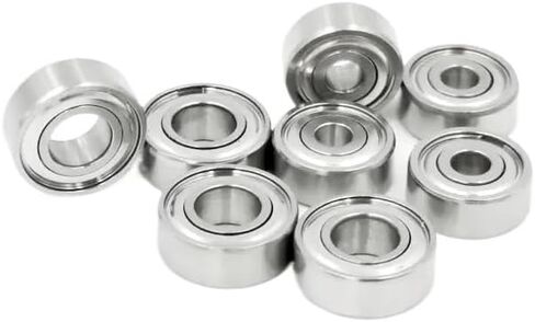 10pcs/2pcs من الفولاذ المقاوم للصدأ تحمل smr148 8 * 14 * 4 ، smr138 8 * 13 * 4 ، smr137 7 * 13 * 4 ، smr128 8 * 12 * 3.5 ، smr126 6 * 12 * 4 ، smr117 7 * 11 * 3mm (10pcs ، smr117zz 7x11x3mm) in Kuwait
