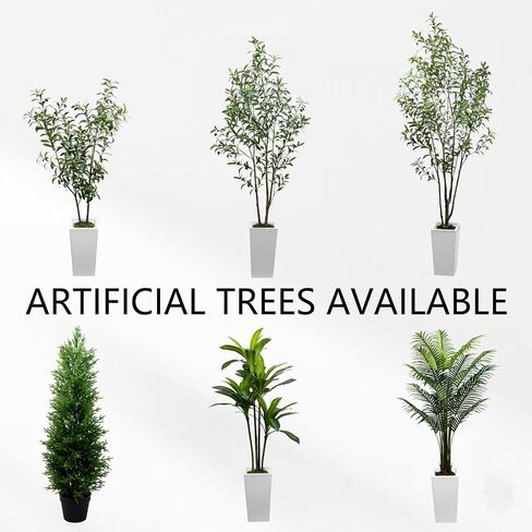 Artificial Olive Tree Plant Indoor 6FT(72inch)- Artificial Tall Silk Olive Trees Home Decor Indoor, Potted Planter Fake Faux Plants Indoor with Lifelike Branches and Fruits for Home Office Decor in Kuwait