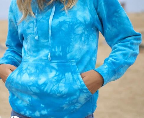 INK STITCH Unisex PRM4500TD Custom Design Your Own Tie dye Hoodies in Saudi Arabia