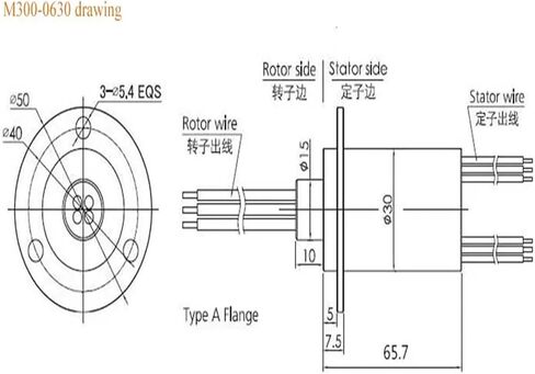 1 Pcs 6 Channel Compact Slip Ring 30A Mini Slip Ring 6 Wire Rotary Joint Conductive Capsule Slip Ring Connector Outer Diameter 30mm in Saudi Arabia