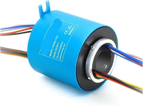 6/12 Circuit Model 20mm Through Hole Slip Ring with Compact 56mm OD Precious Metal Contacts(20X56mm 12CH 10A) in Saudi Arabia