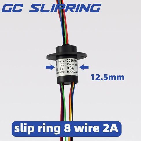 Slip Ring Slip Ring 8 Rings, Current 2a per Ring, Diameter 12.5mm Pan-tilt Slip Ring Support Plate Slip Ring in Kuwait