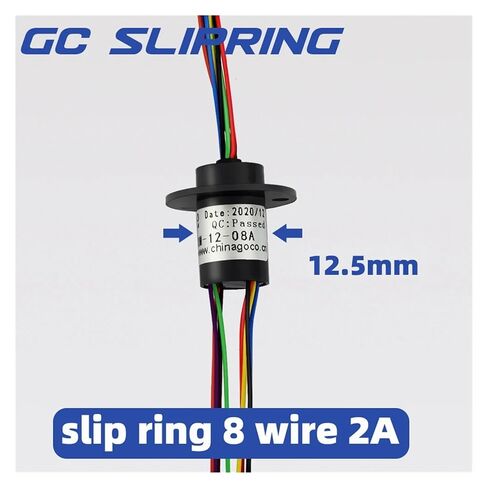 Slip Ring Slip Ring 8 Rings, Current 2a per Ring, Diameter 12.5mm Pan-tilt Slip Ring Support Plate Slip Ring in Kuwait