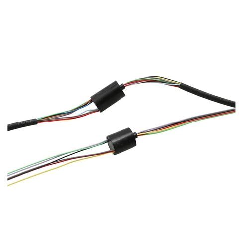 1 PCS Type C DIAMETER 12.4mm 6ch 12ch 2a حلقة قسيمة موصلة مزدوجة رنين الذهب المطلي بالذهب 250 دورة في الدقيقة جامع تيار الدوران (12 سلك) in Kuwait