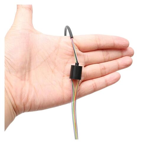 1 PCS Type C DIAMETER 12.4mm 6ch 12ch 2a حلقة قسيمة موصلة مزدوجة رنين الذهب المطلي بالذهب 250 دورة في الدقيقة جامع تيار الدوران (12 سلك) in Kuwait