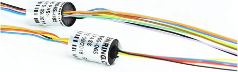 1 Pcs 6.5mm Outer Diameter 4/6/8/12 Wire 1A Signal Slip Ring Collector Ring for Automatic Entertainment Equipment(6CH 1A no Flange) in Saudi Arabia