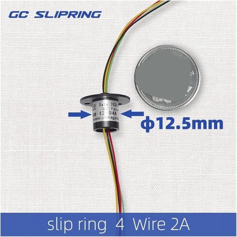 Slip Ring high Speed Diameter 12.5mm 4-Way Slip Ring 360 Degree Rotating Conductive Ring in Saudi Arabia
