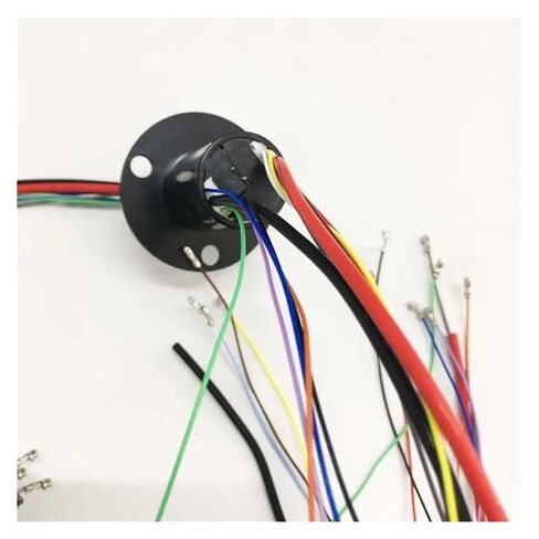 1 قطعة متكاملة شفة مقاومة للماء حلقة قسيمة 2ch 15a/11ch 2a قطرها. 22mm 360 ° دوار مع المحطات in Kuwait