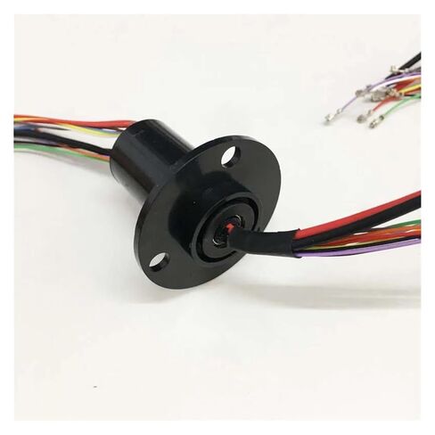 1 قطعة متكاملة شفة مقاومة للماء حلقة قسيمة 2ch 15a/11ch 2a قطرها. 22mm 360 ° دوار مع المحطات in Kuwait