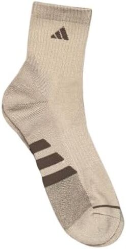 Adidas Men High Quarter Sock Assouted Colors Moisture Wicking Cushioned Foot Protects Seff Toe Seam Seam Size: 6-12 (4 pack) in Saudi Arabia
