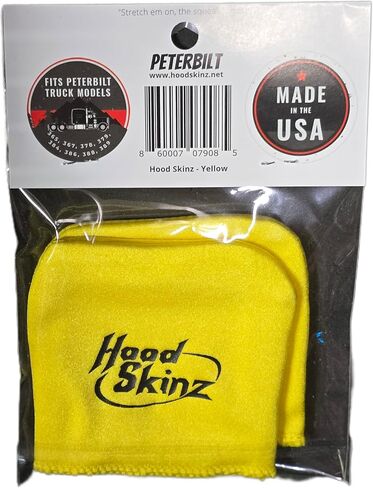 Yellow Single Pair - Low-friction sleeve, handcrafted in the USA to fit the upper hood supports of your Peterbilt 365, 367, 378, 379, 384, 386, 388, and 389 models. in Saudi Arabia