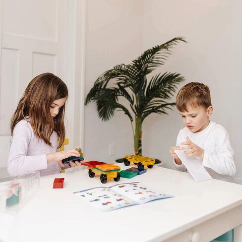 Tytan Tiles مرخص رسميًا من Disney Junior Mickey Train Magnetic Tiles 41 قطعة ، ومصنفات تعليمية قوية/Steam ، واللعب الهندسي الإبداعي ، والتعرف على الأنماط ، Ages 3 Plus in Kuwait