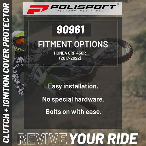 Polisport Clutch and Ignition Cover Protector Kit - 90961 in Saudi Arabia