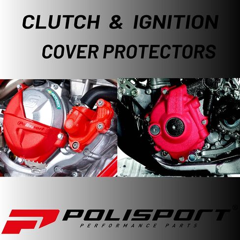 Polisport Clutch and Ignition Cover Protector Kit - 90961 in Saudi Arabia