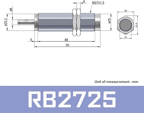 RB Shock Absorber RB0604 RB0805 RB0806 RB1007 RB1006 RB1411 RB1412 RB2015 RB2725 With Cap RBC1007 RBC2725 RBC2015 RBC0806 1Pcs(RB1411) in Saudi Arabia