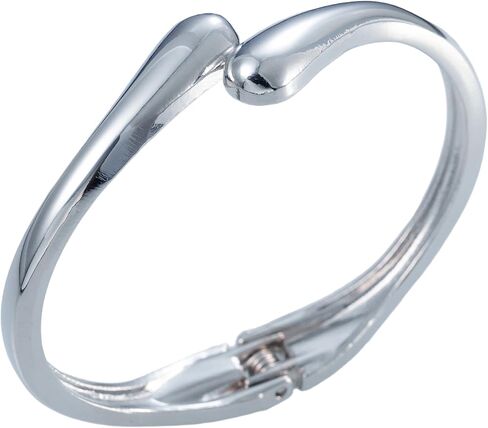 Bracelets for Women Trendy Chunky Adjustable Fashion Bangle Oval Charm Jewelry in Saudi Arabia