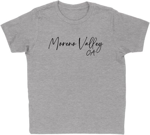 Script Moreno Valley California Kids T-Shirt Youth in Saudi Arabia