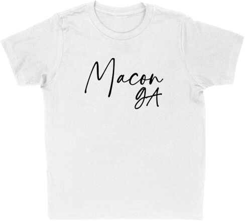 Script Macon Georgia Kids T-Shirt Youth in Saudi Arabia