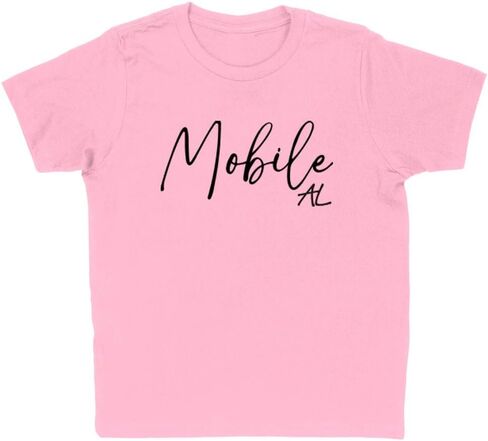 Script Mobile Alabama Kids T-Shirt Youth in Saudi Arabia