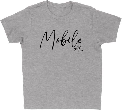 Script Mobile Alabama Kids T-Shirt Youth in Saudi Arabia