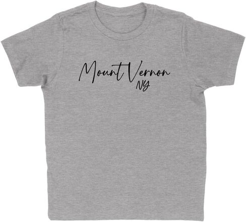 Script Mount Vernon New York Kids T-Shirt Youth in Saudi Arabia