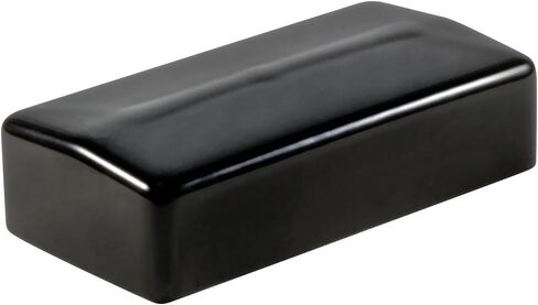 Caplugs VRF-125X2000-16 VRF Series - غطاء نهائي مستطيل من الفينيل مع قبضة نهاية مسطحة، 40 عبوة، بلاستيك أسود، مقابض مقبض بطول 1.000 بوصة × عرض 2.000 بوصة، ودروع طلاء، وأغطية طرفية، وأغطية ESD (99390522) in Saudi Arabia
