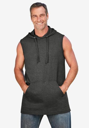 KingSize Men's Big & Tall Lightweight Muscle Hoodie Tee in Saudi Arabia