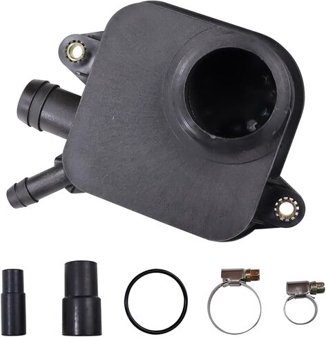 4935079 Valve Cover Breather Crankcase w/Connector Fit for 2003 2004 2005 Dodge Ram 2500 3500 ISL 8.9L QSC ISC 8.3L for Dodge Cummins 5.9L Replace 4935078 3964093 5093067AA in Saudi Arabia