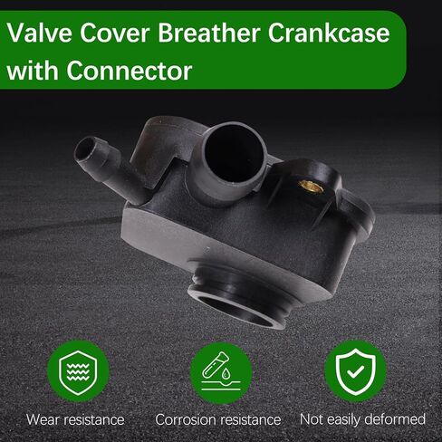 4935079 Valve Cover Breather Crankcase w/Connector Fit for 2003 2004 2005 Dodge Ram 2500 3500 ISL 8.9L QSC ISC 8.3L for Dodge Cummins 5.9L Replace 4935078 3964093 5093067AA in Saudi Arabia