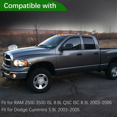 4935079 Valve Cover Breather Crankcase w/Connector Fit for 2003 2004 2005 Dodge Ram 2500 3500 ISL 8.9L QSC ISC 8.3L for Dodge Cummins 5.9L Replace 4935078 3964093 5093067AA in Saudi Arabia