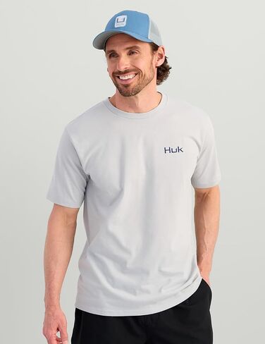 Huk KC Scott Short Sleeve Performance Tee ، تي شيرت الصيد للرجال in Saudi Arabia