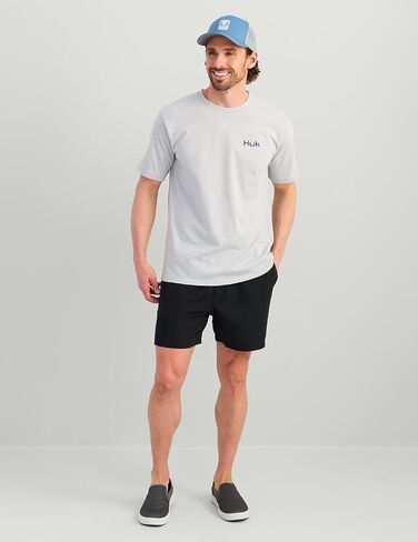 Huk KC Scott Short Sleeve Performance Tee ، تي شيرت الصيد للرجال in Saudi Arabia