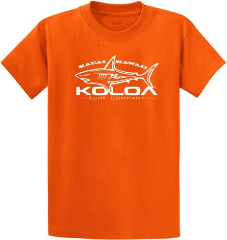 Koloa Surf Great White Shark Logo Heavy Cotton T-Shirts in Regular, Big & Tall in Saudi Arabia
