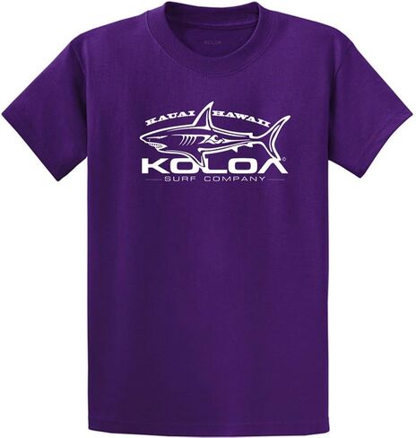 Koloa Surf Great White Shark Logo Heavy Cotton T-Shirts in Regular, Big & Tall in Saudi Arabia