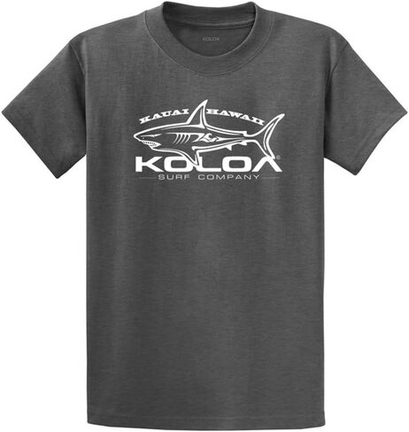 Koloa Surf Great White Shark Logo Heavy Cotton T-Shirts in Regular, Big & Tall in Saudi Arabia