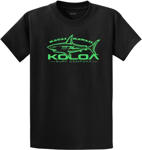 Koloa Surf Great White Shark Logo Heavy Cotton T-Shirts in Regular, Big & Tall in Saudi Arabia