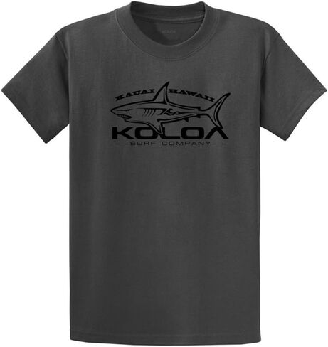 Koloa Surf Great White Shark Logo Heavy Cotton T-Shirts in Regular, Big & Tall in Saudi Arabia