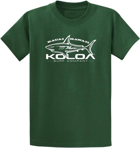 Koloa Surf Great White Shark Logo Heavy Cotton T-Shirts in Regular, Big & Tall in Saudi Arabia