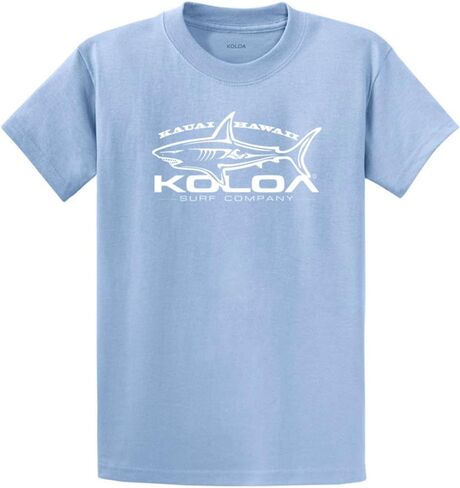 Koloa Surf Great White Shark Logo Heavy Cotton T-Shirts in Regular, Big & Tall in Saudi Arabia