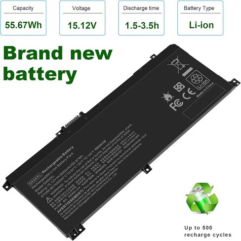 بطارية كمبيوتر محمول ASUNCELL BT04XL لسلسلة HP EliteBook Folio 9480m 9470M 9470 9480 9480M Ultrabook؛ تناسب BA06 BA06XL 687945-001 696621-001 H4Q47AA H4Q48AA HSTNN-I10C HSTNN-DB3Z in Saudi Arabia